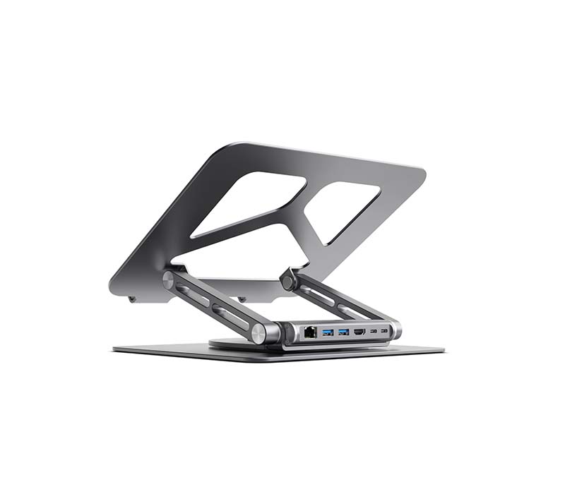 6-IN-1 360° Rotating Laptop Stand with Docking 1